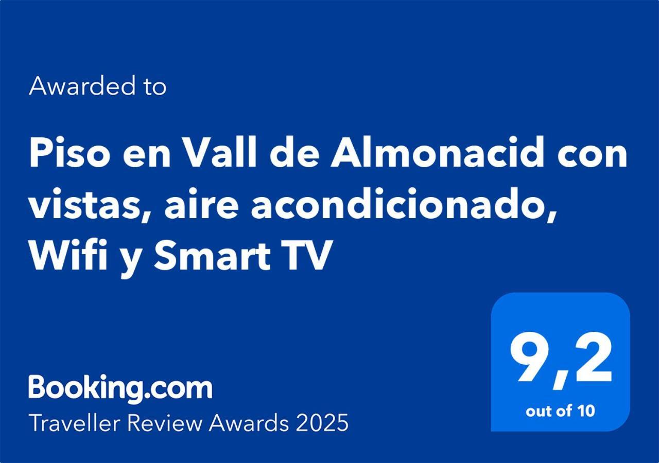 Piso En Vall De Almonacid Con Vistas, Aire Acondicionado, Wifi Y Smart Tv Eksteriør bilde